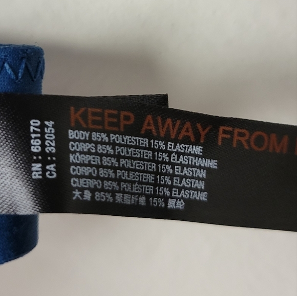 Free People Oh Scuba Bralette Midnight Cowboy Blue M - Picture 8 of 11